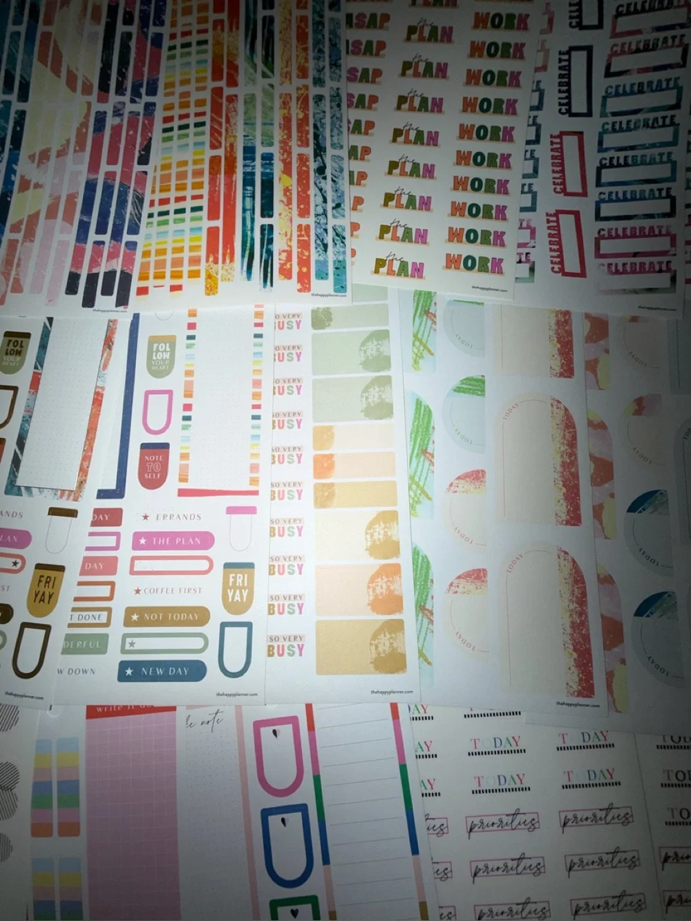 The Happy Planner stickers LOT